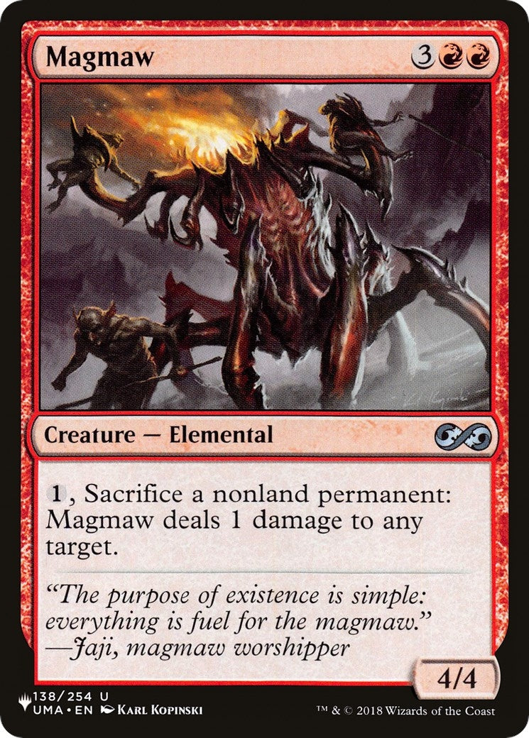 Magmaw (138/254) (The List Reprints)