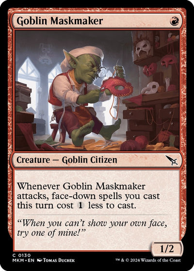 Goblin Maskmaker (130) (Murders at Karlov Manor)