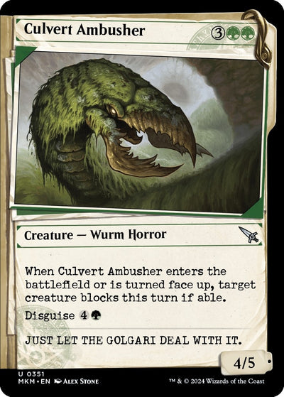 Culvert Ambusher (Showcase) (351) (Murders at Karlov Manor)