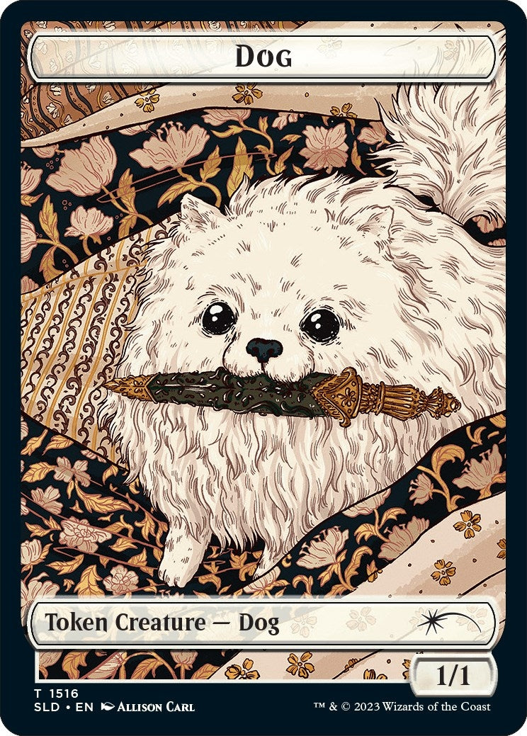 Dog // Cat Double-Sided Token (1516 // 1517) (Secret Lair Drop Series)