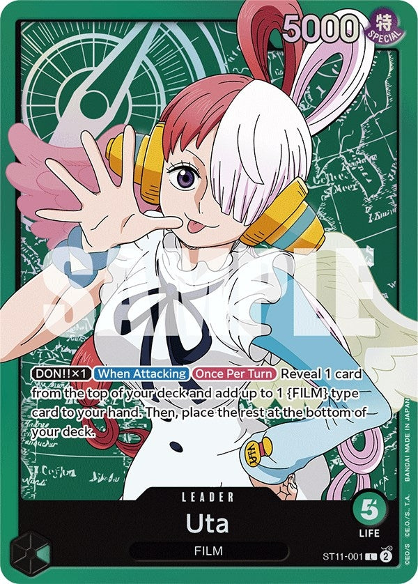 Image for Uta (001) (ST11-001) (Starter Deck 11: Uta) - One Piece Card Game
