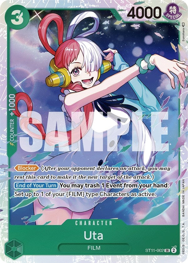 Image for Uta (002) (ST11-002) (Starter Deck 11: Uta) - One Piece Card Game