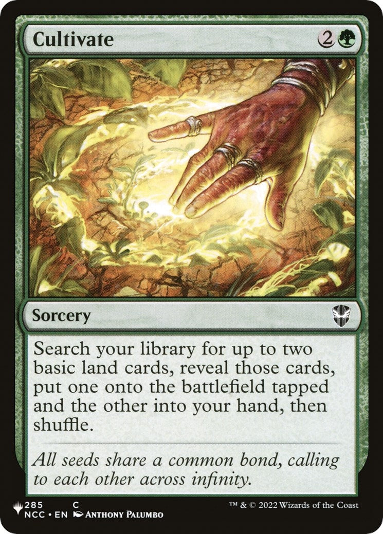 Cultivate (NCC) (285/093) (The List Reprints)
