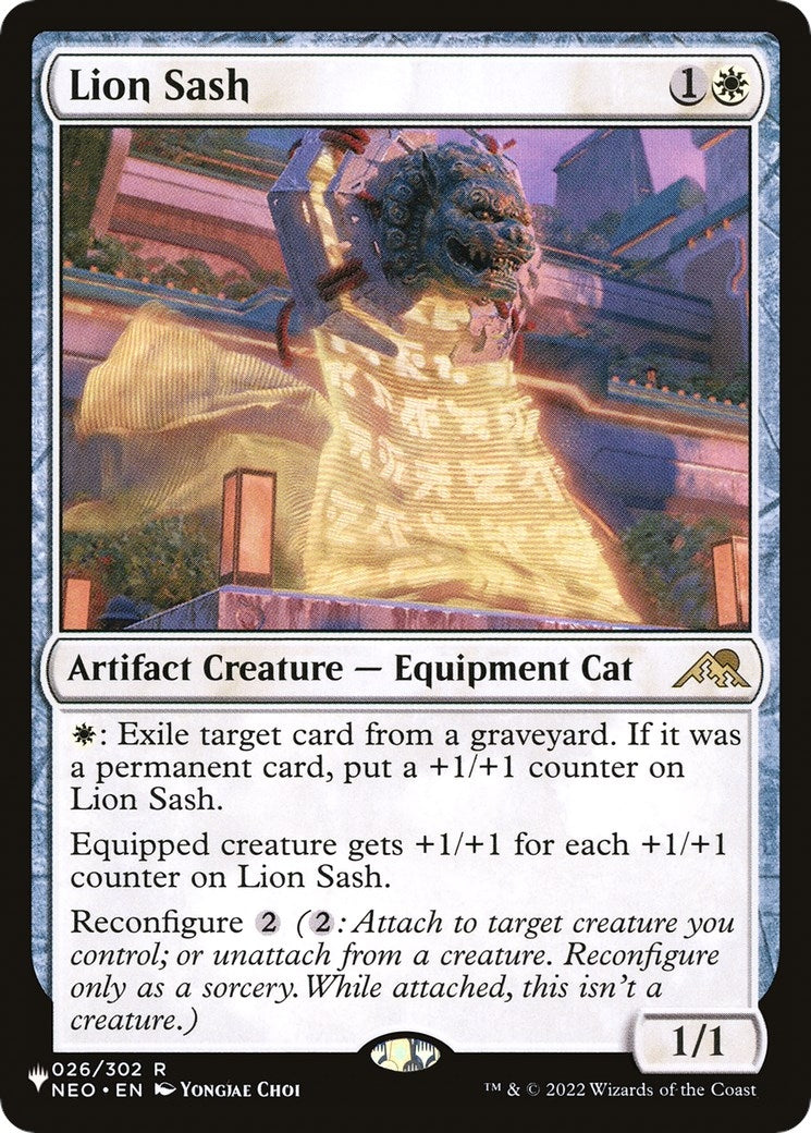 Lion Sash (026/302) (The List Reprints)