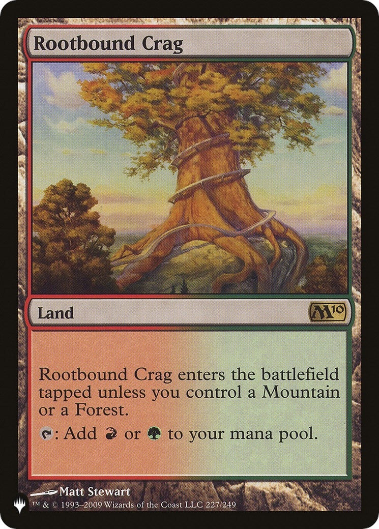Rootbound Crag (227/249) (The List Reprints)