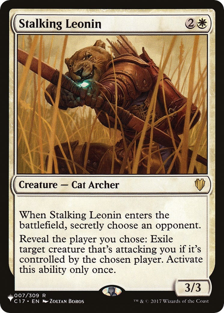Stalking Leonin (007/309) (The List Reprints)