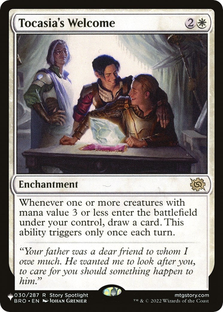 Tocasia's Welcome (030/012) (The List Reprints)
