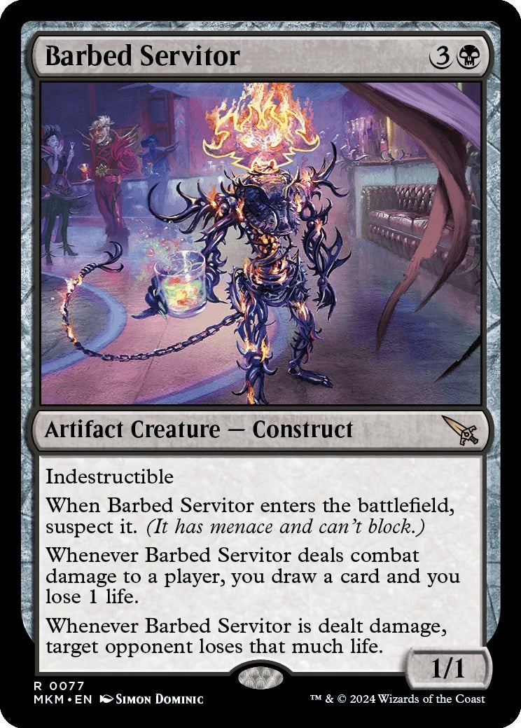 Barbed Servitor (77) (Murders at Karlov Manor)