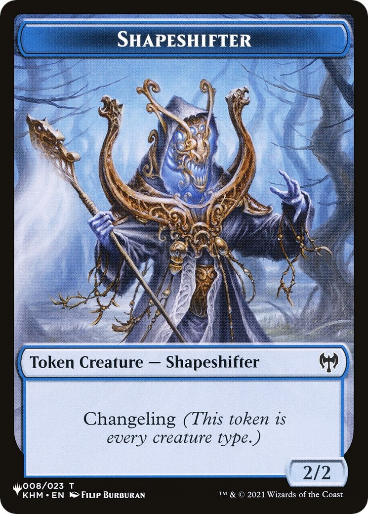 Shapeshifter // Rat Double-Sided Token (8 // 3) (The List Reprints)