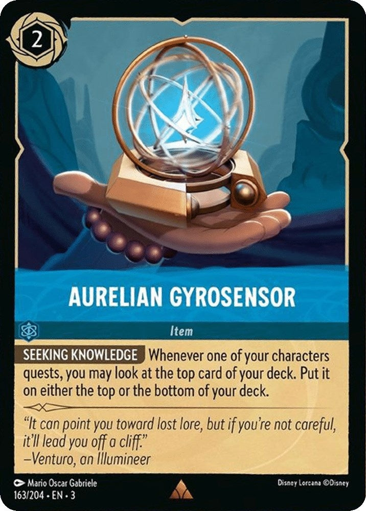 Image for Aurelian Gyrosensor (163/204) (Into the Inklands) - Disney Lorcana