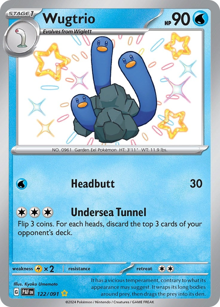 Wugtrio (122/091) (SV: Paldean Fates)