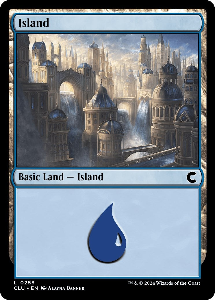 Island (0258) (258) (Ravnica: Clue Edition)