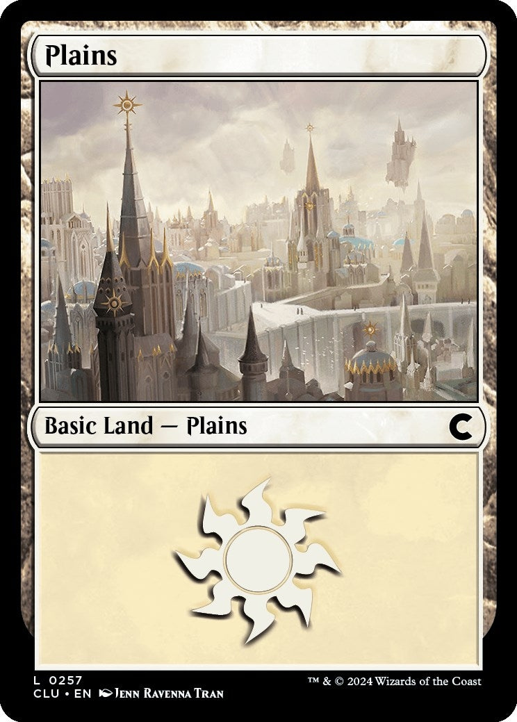 Plains (0257) (257) (Ravnica: Clue Edition)