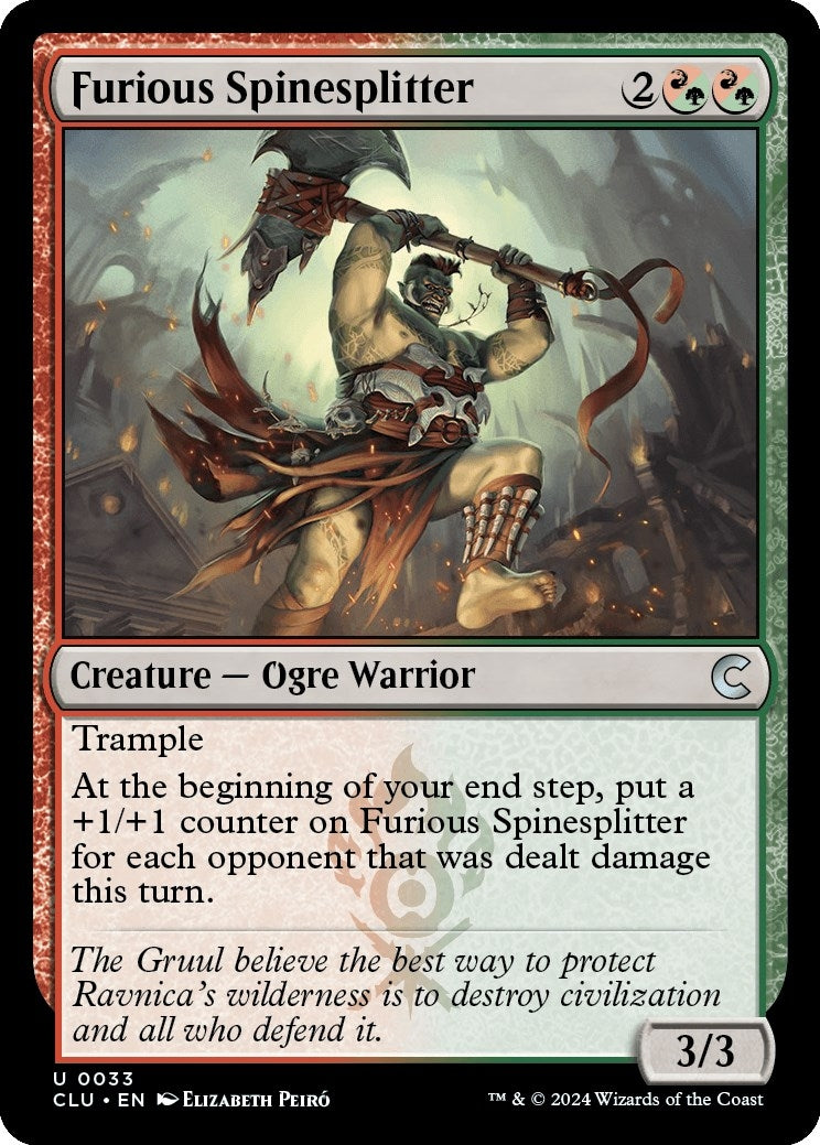 Furious Spinesplitter (33) (Ravnica: Clue Edition)