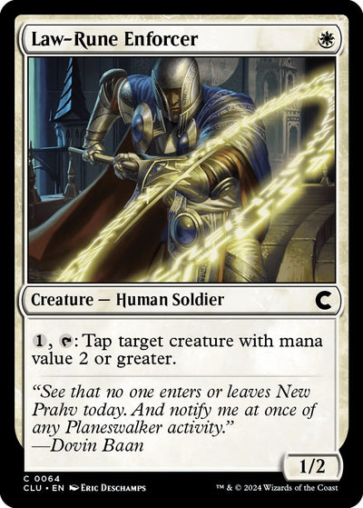 Law-Rune Enforcer (64) (Ravnica: Clue Edition)