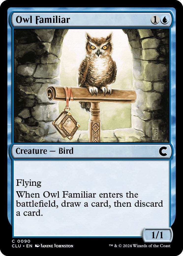 Owl Familiar (90) (Ravnica: Clue Edition)