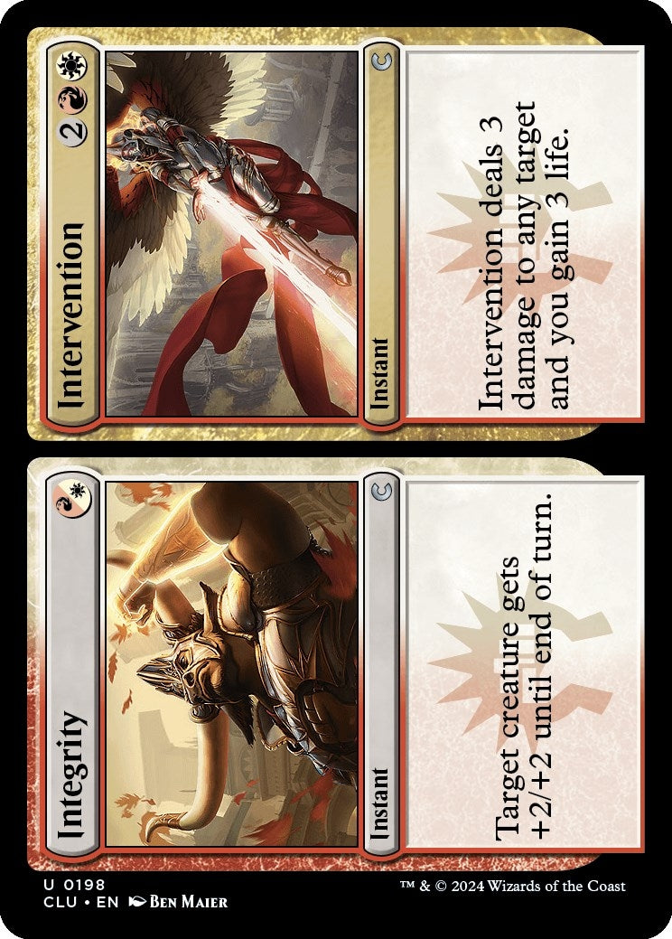 Integrity // Intervention (198) (Ravnica: Clue Edition)