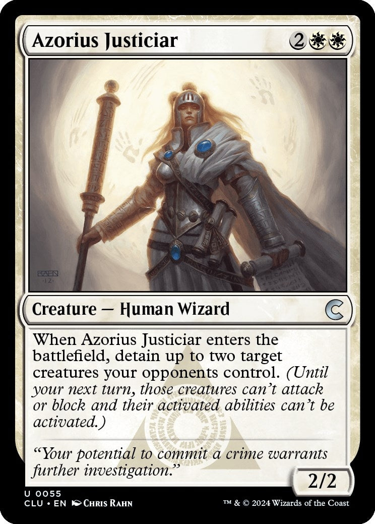 Azorius Justiciar (55) (Ravnica: Clue Edition)