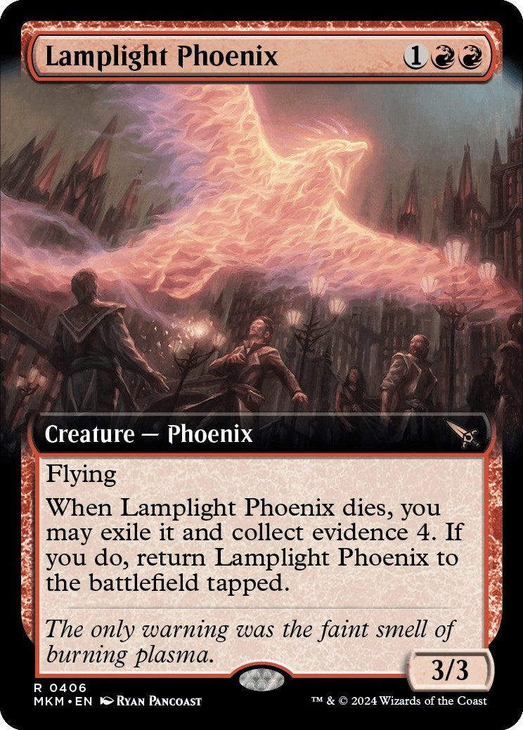 Lamplight Phoenix (Extended Art) (406) (Murders at Karlov Manor)
