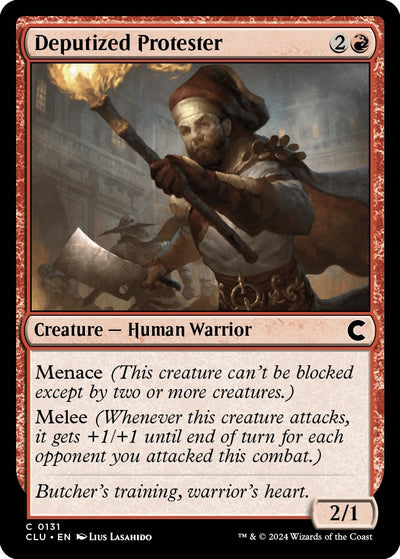 Deputized Protester (131) (Ravnica: Clue Edition)
