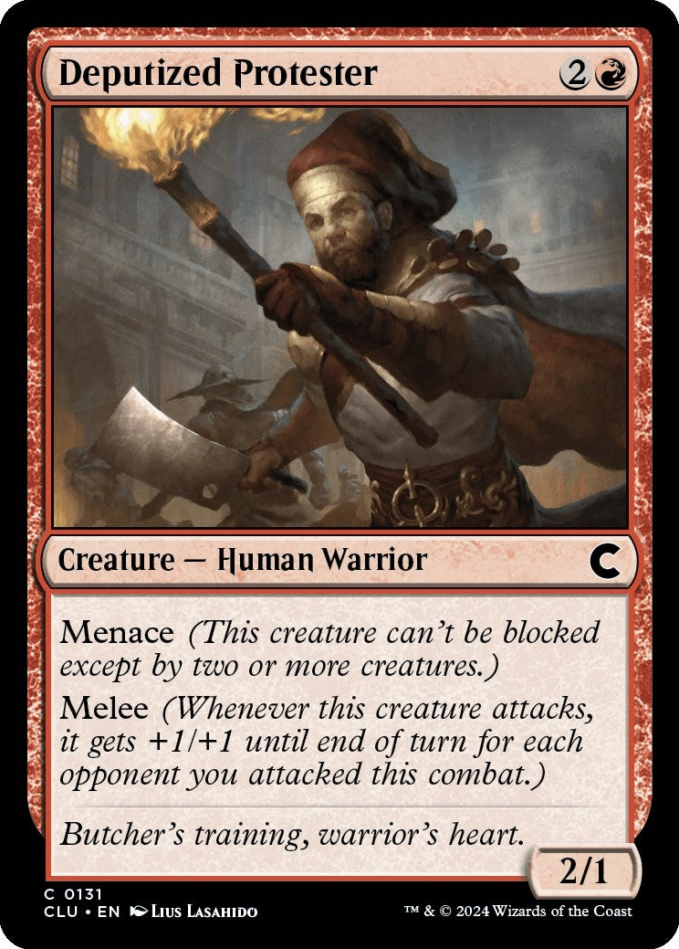 Deputized Protester (131) (Ravnica: Clue Edition)