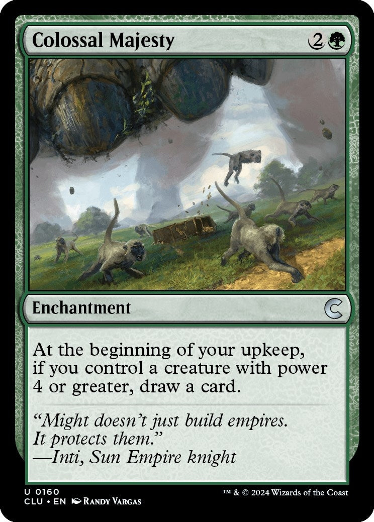 Colossal Majesty (160) (Ravnica: Clue Edition)