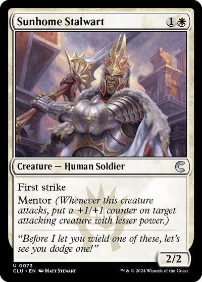 Sunhome Stalwart (73) (Ravnica: Clue Edition)