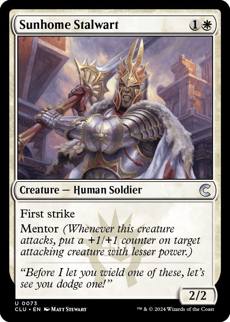 Sunhome Stalwart (73) (Ravnica: Clue Edition)