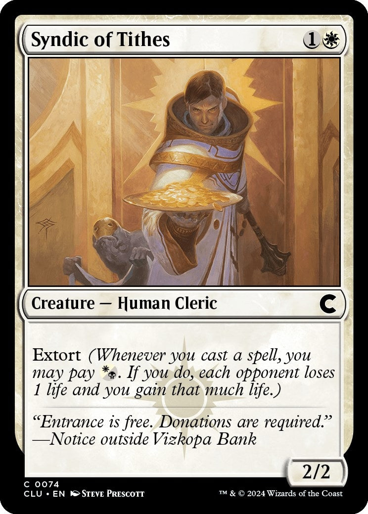 Syndic of Tithes (74) (Ravnica: Clue Edition)