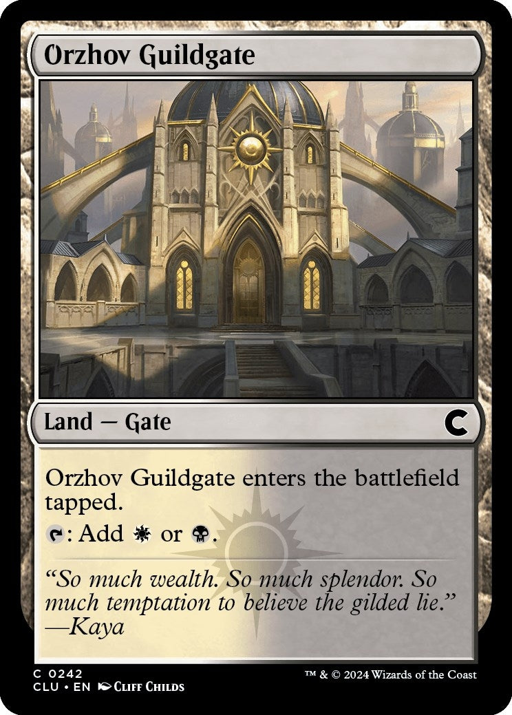 Orzhov Guildgate (242) (Ravnica: Clue Edition)