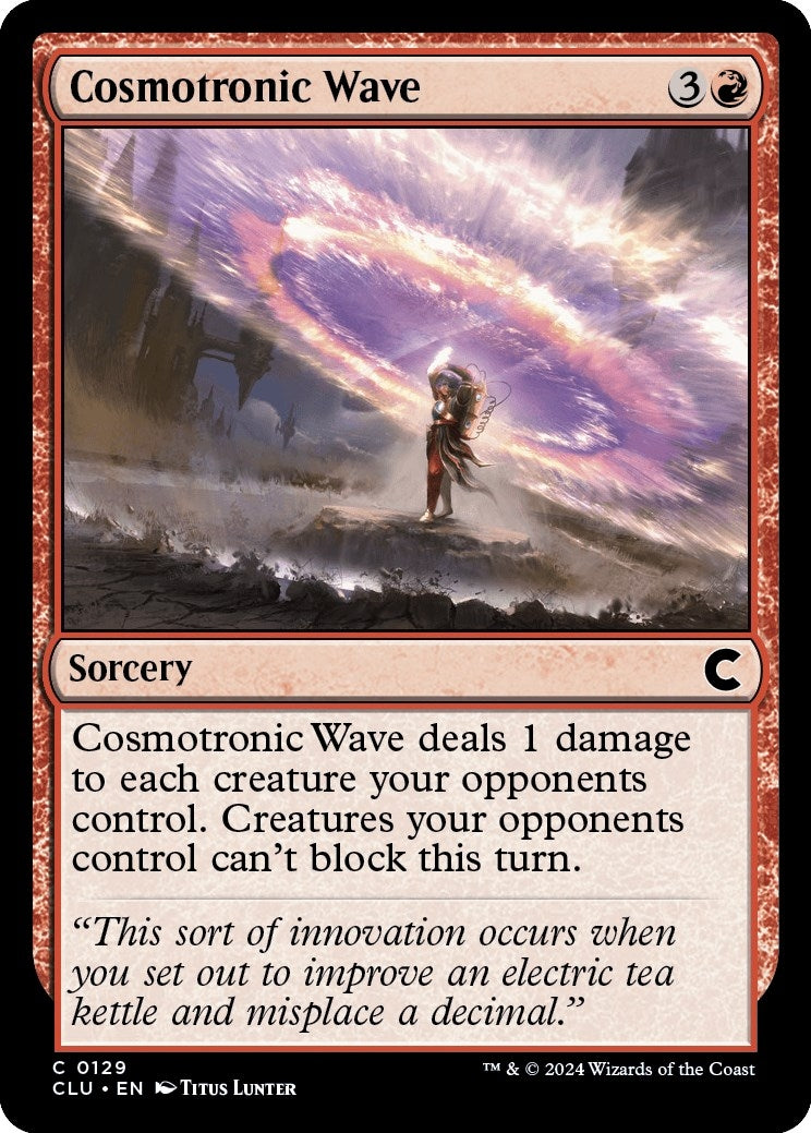 Cosmotronic Wave (129) (Ravnica: Clue Edition)