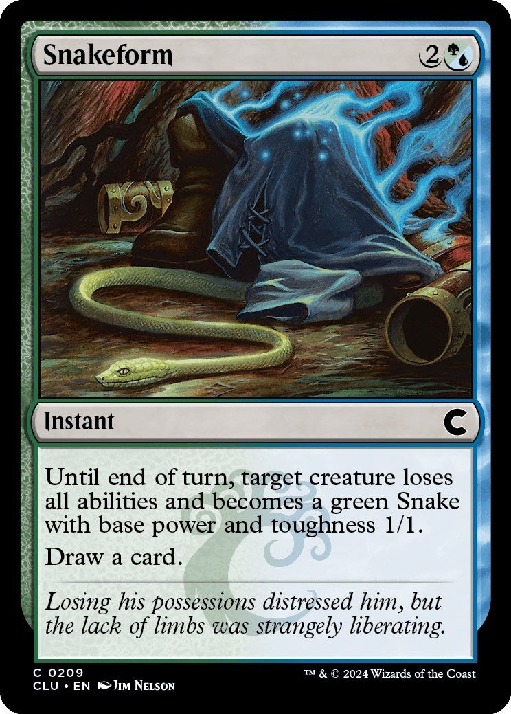 Snakeform (209) (Ravnica: Clue Edition)