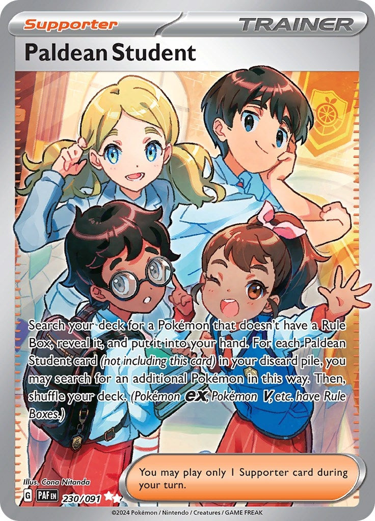 Image for Paldean Student (230/091) (SV: Paldean Fates) - Pokemon