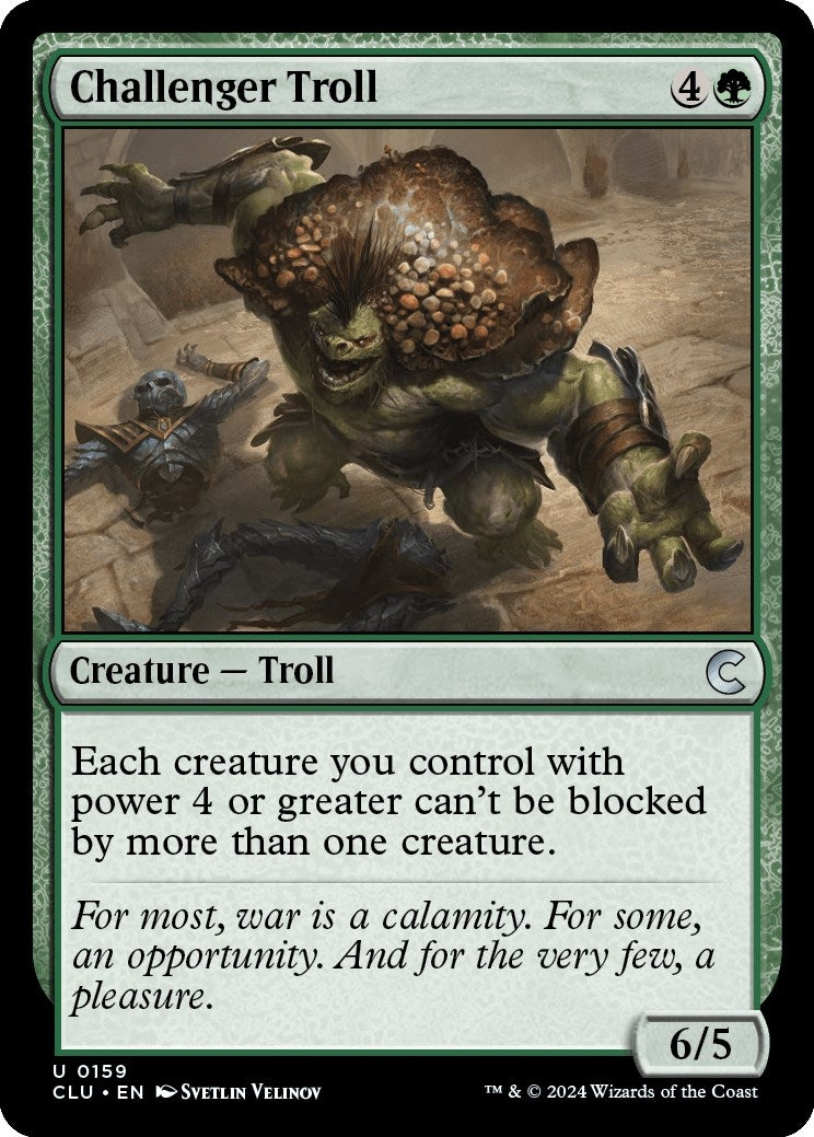 Challenger Troll (159) (Ravnica: Clue Edition)