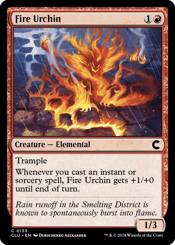Fire Urchin (133) (Ravnica: Clue Edition)