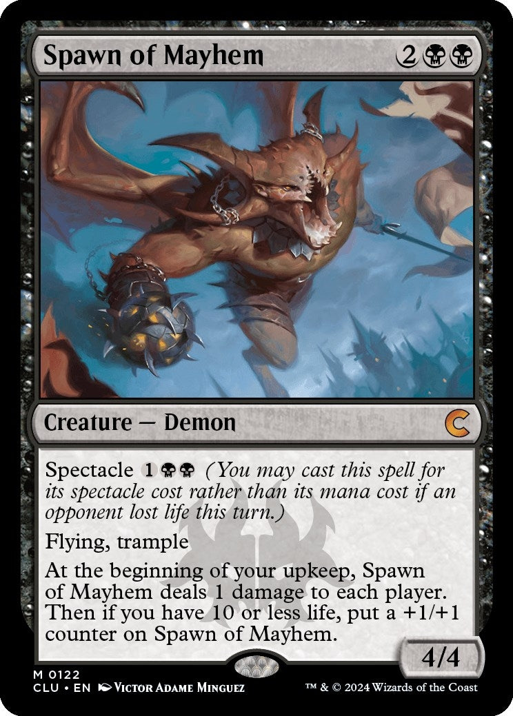 Spawn of Mayhem (122) (Ravnica: Clue Edition)