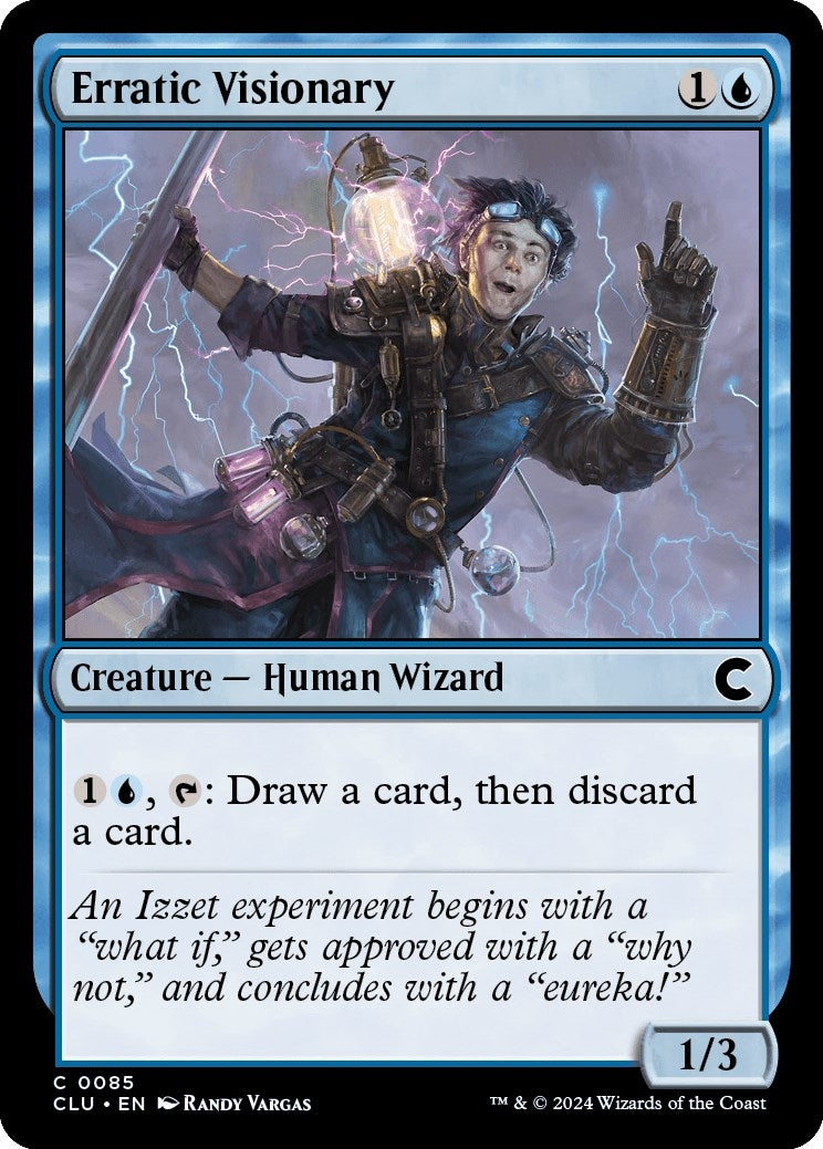 Erratic Visionary (85) (Ravnica: Clue Edition)