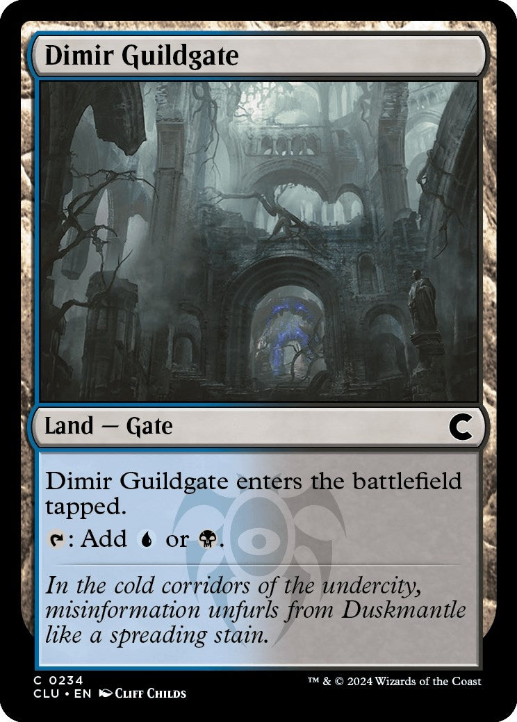 Dimir Guildgate (234) (Ravnica: Clue Edition)