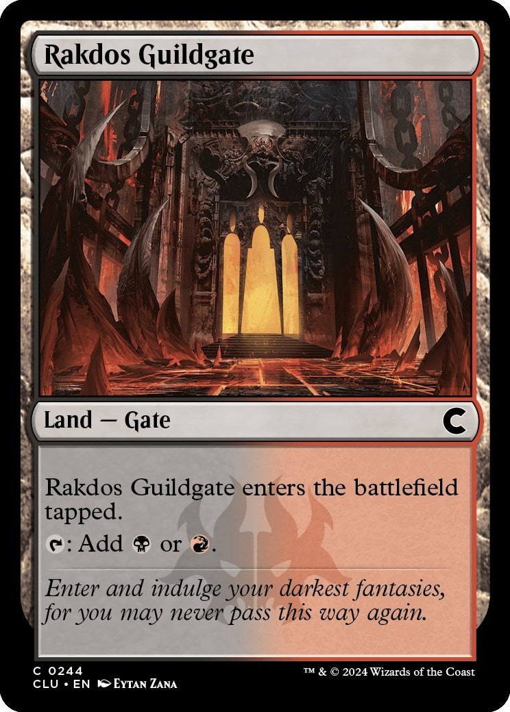 Rakdos Guildgate (244) (Ravnica: Clue Edition)