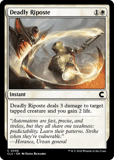 Deadly Riposte (58) (Ravnica: Clue Edition)
