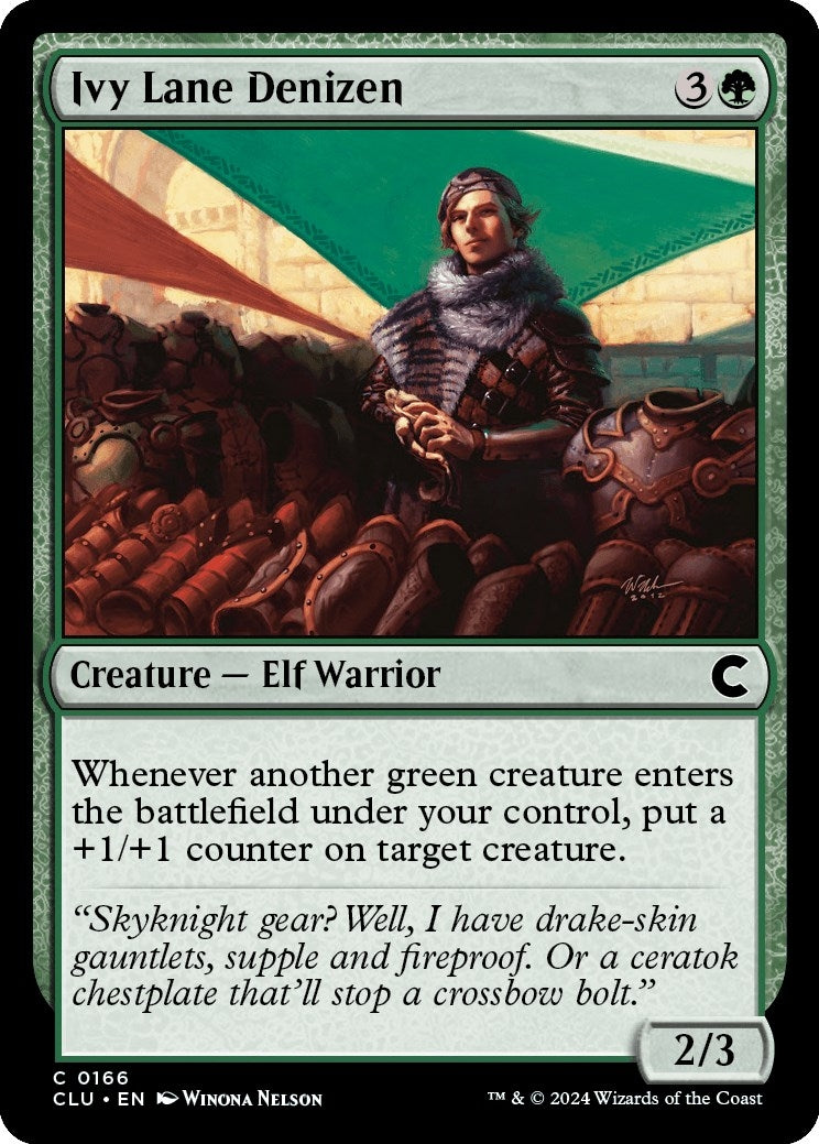 Ivy Lane Denizen (166) (Ravnica: Clue Edition)
