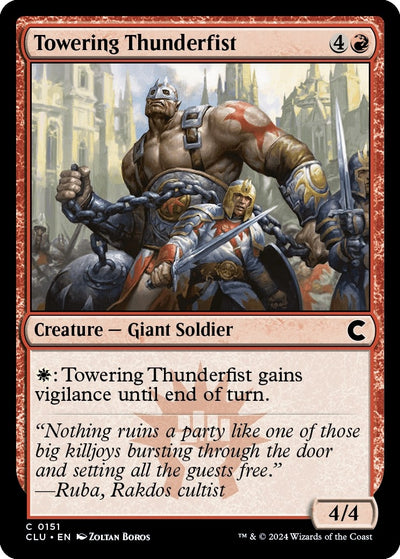 Towering Thunderfist (151) (Ravnica: Clue Edition)