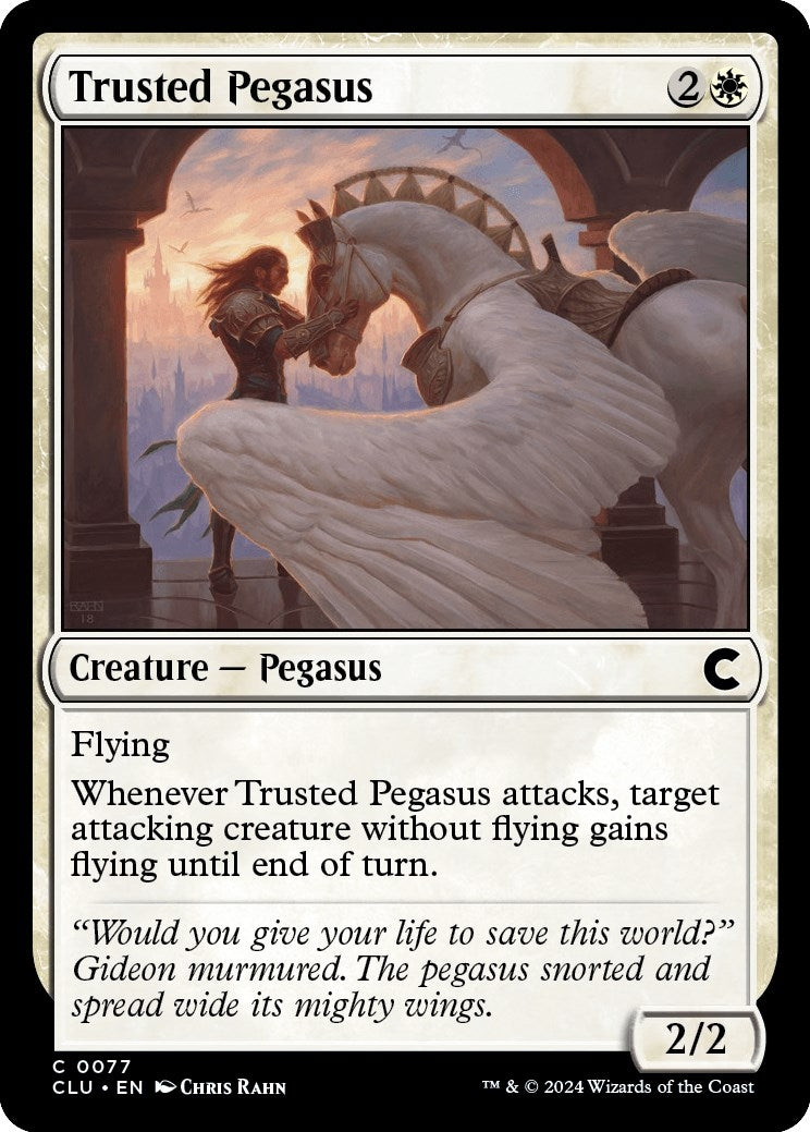 Trusted Pegasus (77) (Ravnica: Clue Edition)