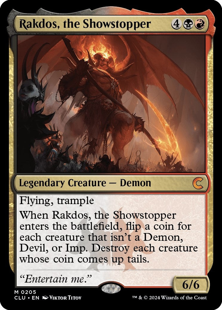 Rakdos, the Showstopper (205) (Ravnica: Clue Edition)