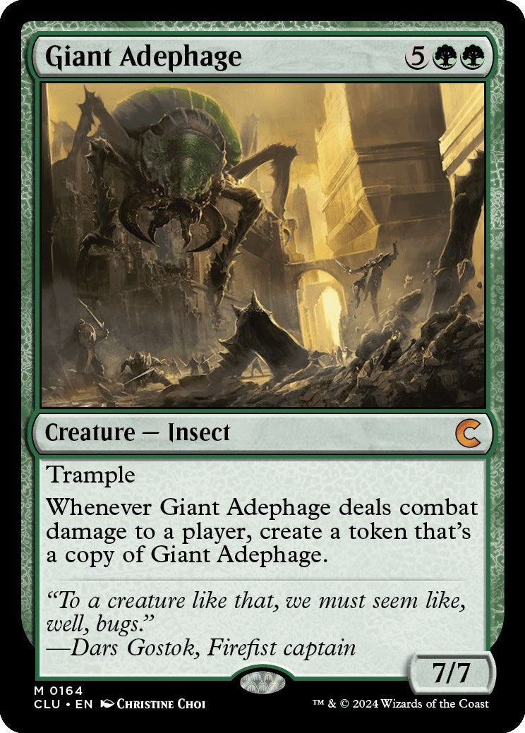 Giant Adephage (164) (Ravnica: Clue Edition)