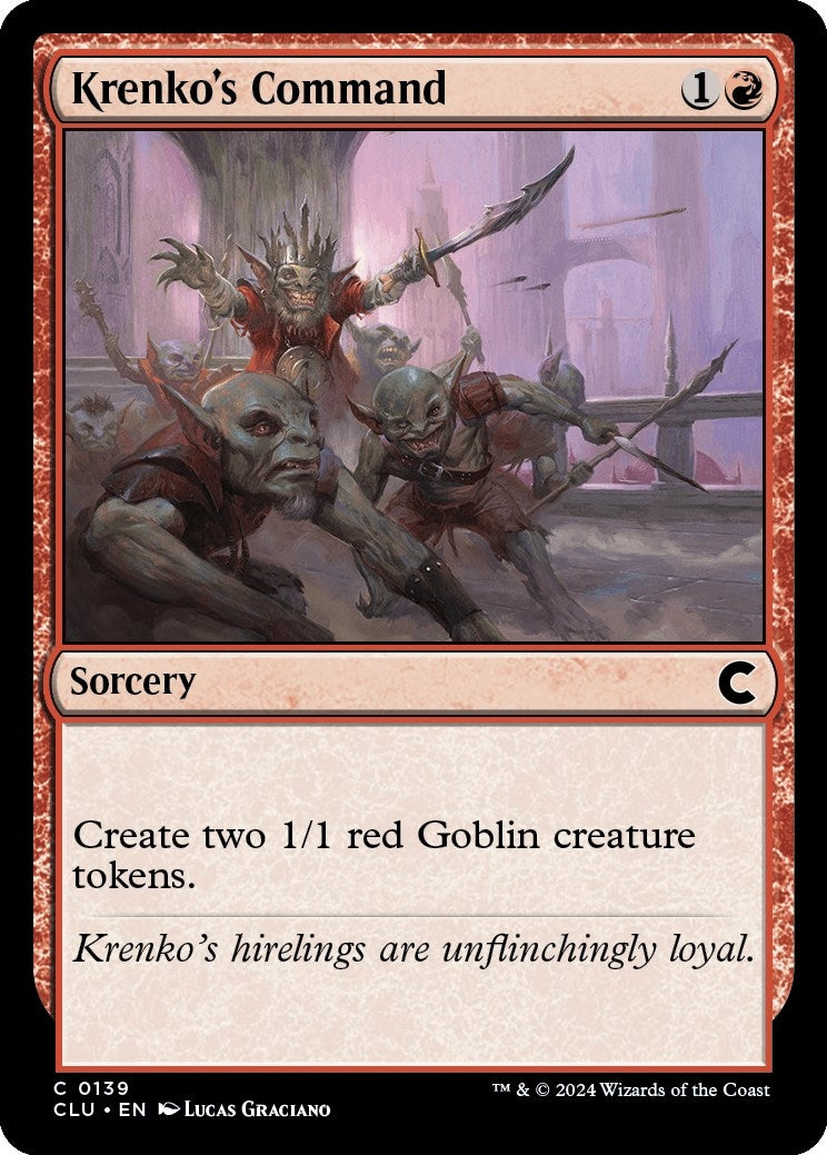 Krenko's Command (139) (Ravnica: Clue Edition)