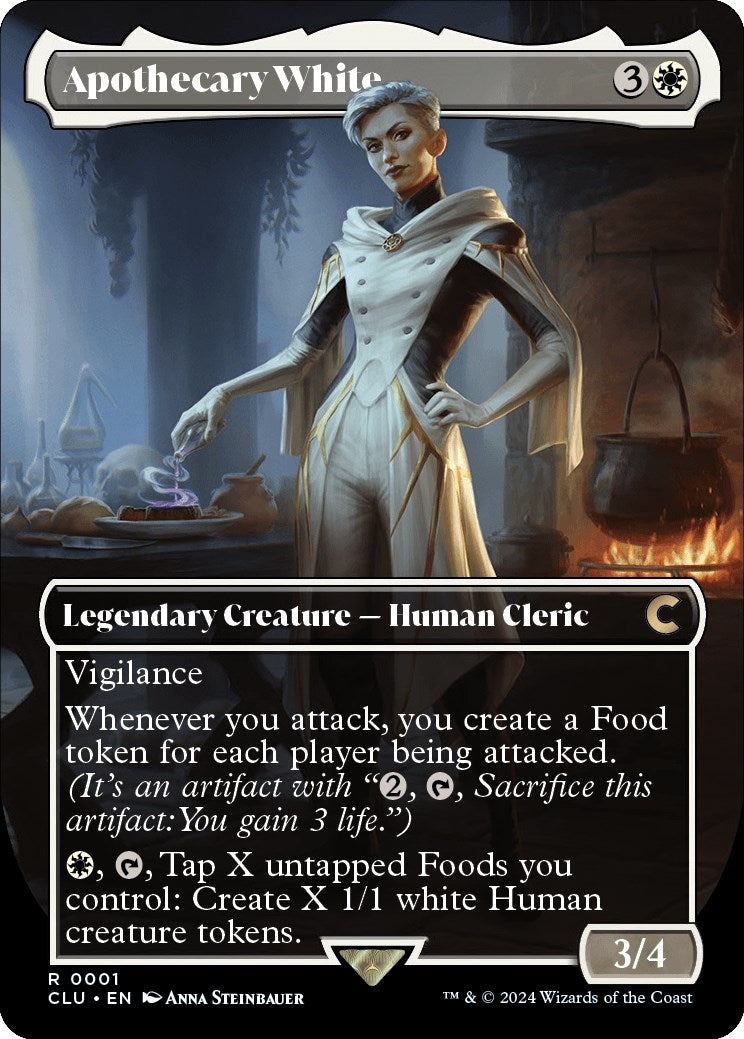 Apothecary White (Borderless) (1) (Ravnica: Clue Edition)