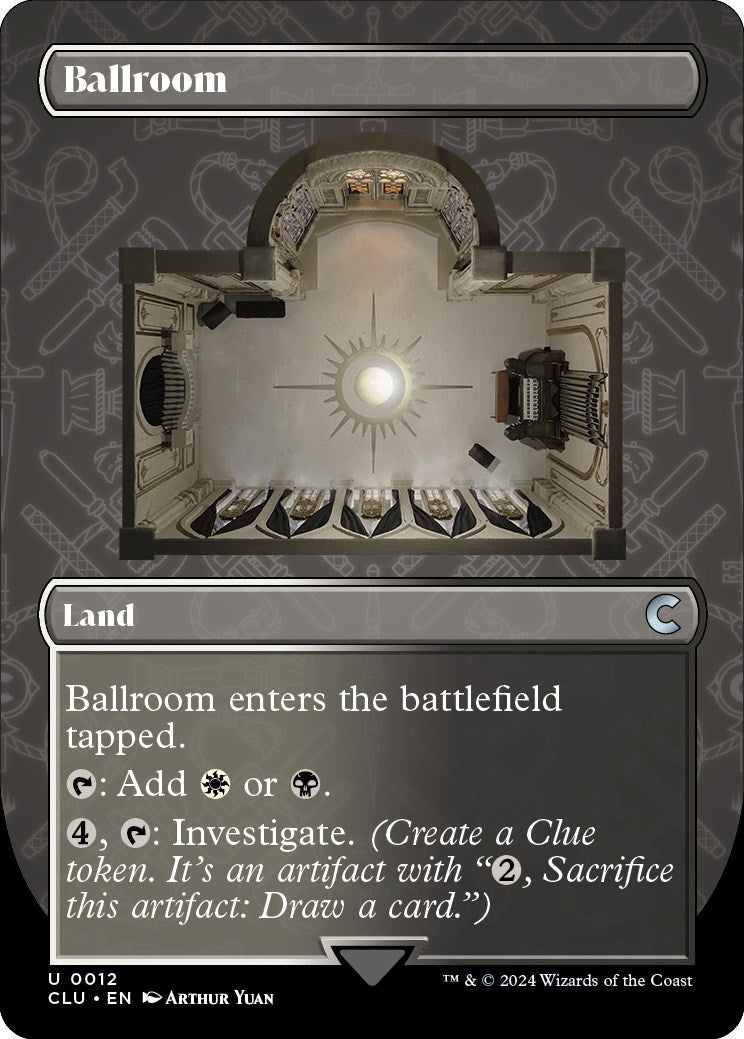 Ballroom (Borderless) (12) (Ravnica: Clue Edition)