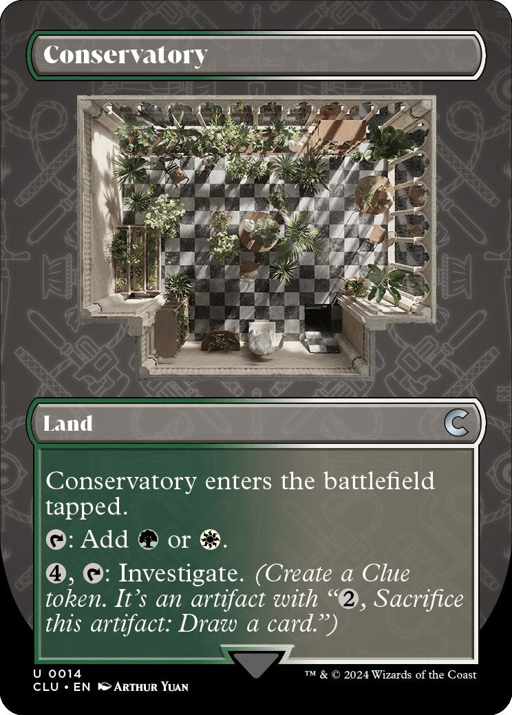 Conservatory (Borderless) (14) (Ravnica: Clue Edition)