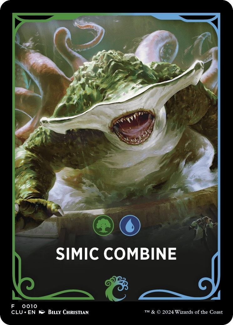 Simic Combine Theme Card (10) (Ravnica: Clue Edition)